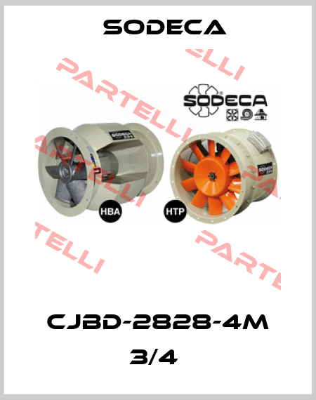 CJBD-2828-4M 3/4  Sodeca