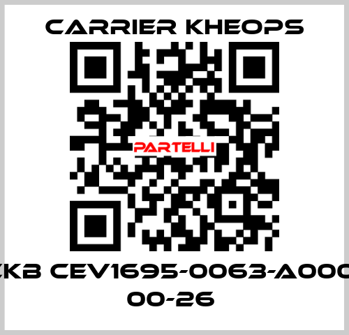 CKB CEV1695-0063-A0001 00-26  Carrier Kheops