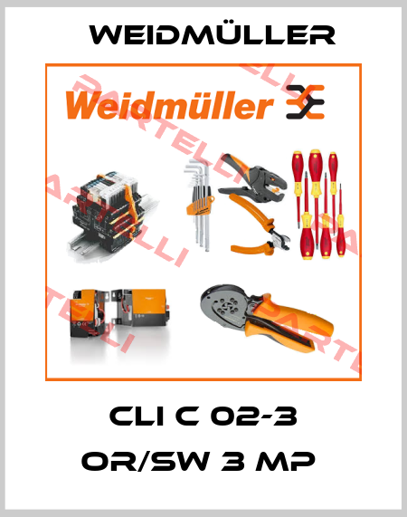 CLI C 02-3 OR/SW 3 MP  Weidmüller