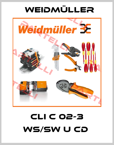CLI C 02-3 WS/SW U CD  Weidmüller