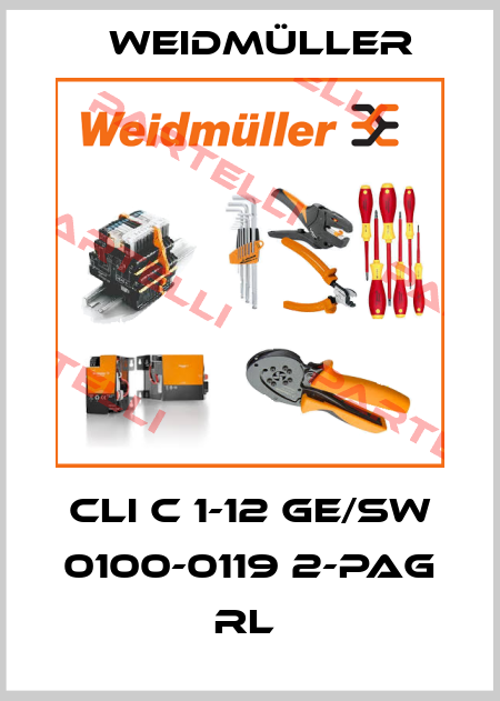 CLI C 1-12 GE/SW 0100-0119 2-PAG RL  Weidmüller
