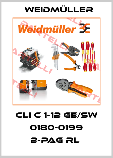 CLI C 1-12 GE/SW 0180-0199 2-PAG RL  Weidmüller