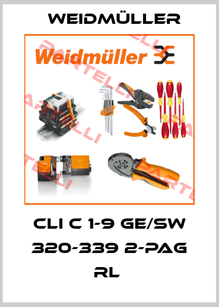 CLI C 1-9 GE/SW 320-339 2-PAG RL  Weidmüller
