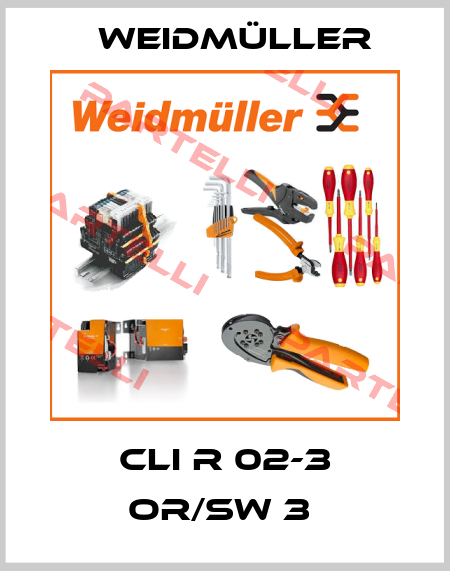 CLI R 02-3 OR/SW 3  Weidmüller