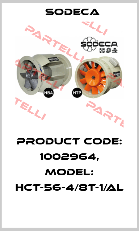 Product Code: 1002964, Model: HCT-56-4/8T-1/AL  Sodeca