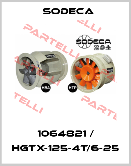 1064821 / HGTX-125-4T/6-25 Sodeca