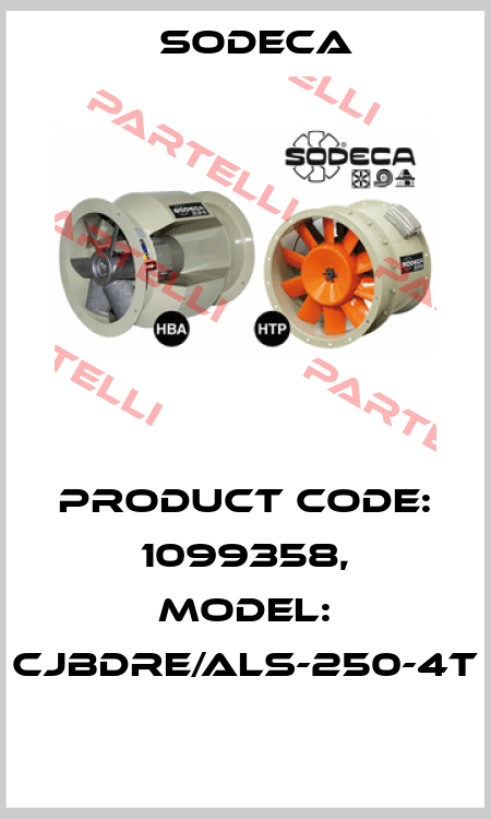 Product Code: 1099358, Model: CJBDRE/ALS-250-4T  Sodeca