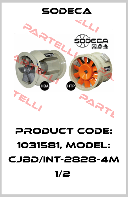 Product Code: 1031581, Model: CJBD/INT-2828-4M 1/2  Sodeca