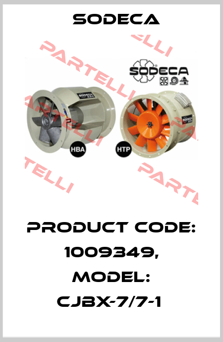 Product Code: 1009349, Model: CJBX-7/7-1  Sodeca