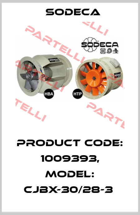 Product Code: 1009393, Model: CJBX-30/28-3  Sodeca