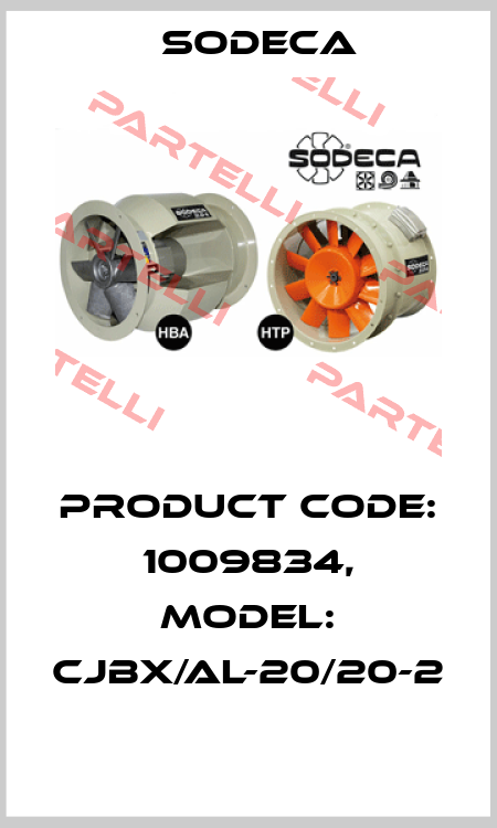 Product Code: 1009834, Model: CJBX/AL-20/20-2  Sodeca