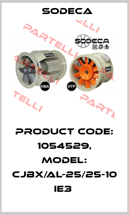 Product Code: 1054529, Model: CJBX/AL-25/25-10 IE3  Sodeca