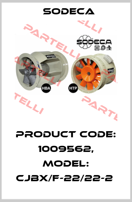 Product Code: 1009562, Model: CJBX/F-22/22-2  Sodeca