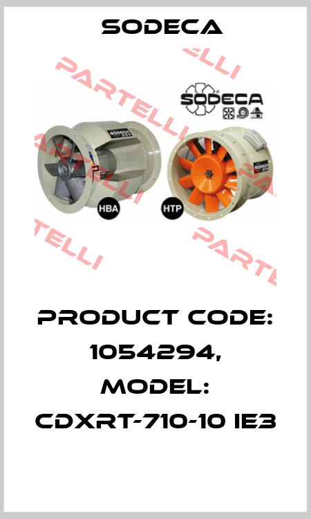 Product Code: 1054294, Model: CDXRT-710-10 IE3  Sodeca
