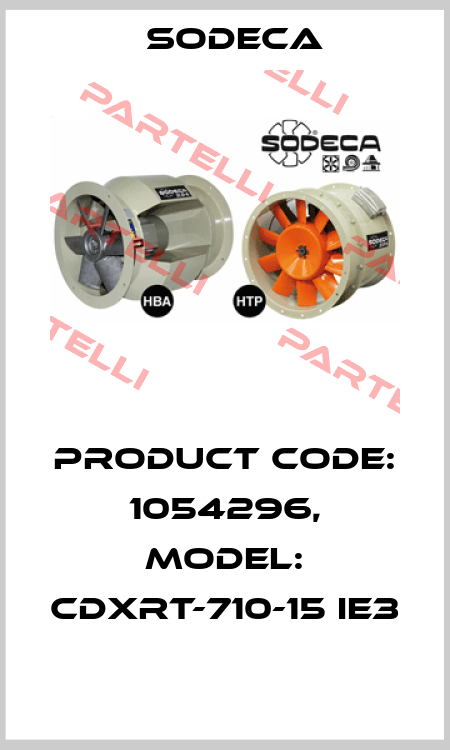 Product Code: 1054296, Model: CDXRT-710-15 IE3  Sodeca