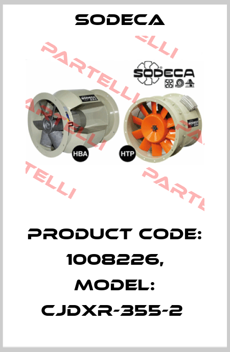 Product Code: 1008226, Model: CJDXR-355-2  Sodeca