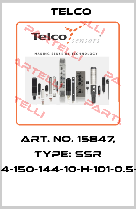Art. No. 15847, Type: SSR 01-4-150-144-10-H-1D1-0.5-J8  Telco
