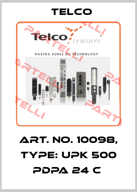 Art. No. 10098, Type: UPK 500 PDPA 24 C  Telco