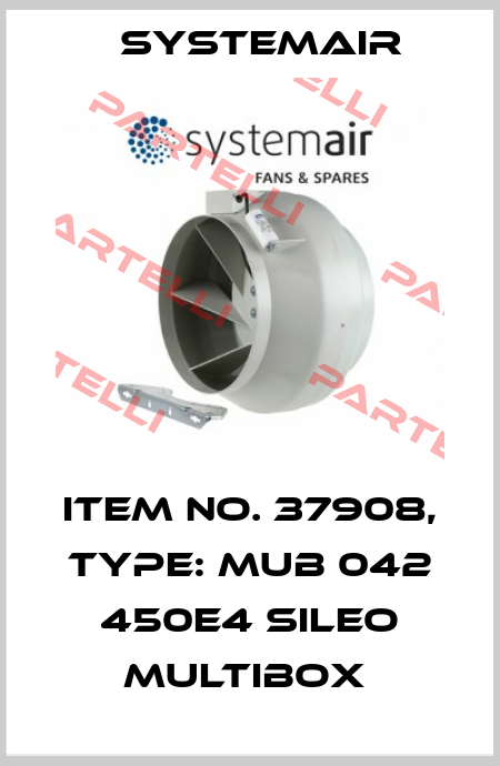 Item No. 37908, Type: MUB 042 450E4 sileo Multibox  Systemair