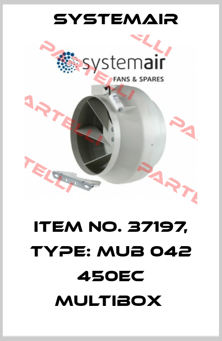 Item No. 37197, Type: MUB 042 450EC Multibox  Systemair