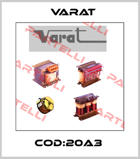 COD:20A3  Varat