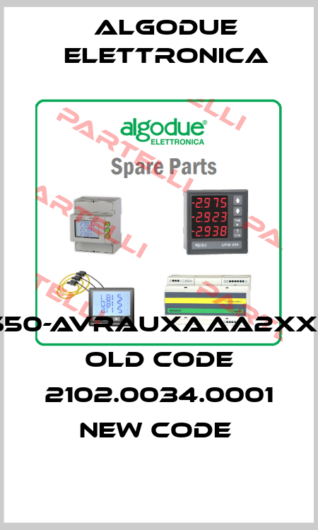 RPS50-AVRAUXAAA2XX32X old code 2102.0034.0001 new code  Algodue Elettronica