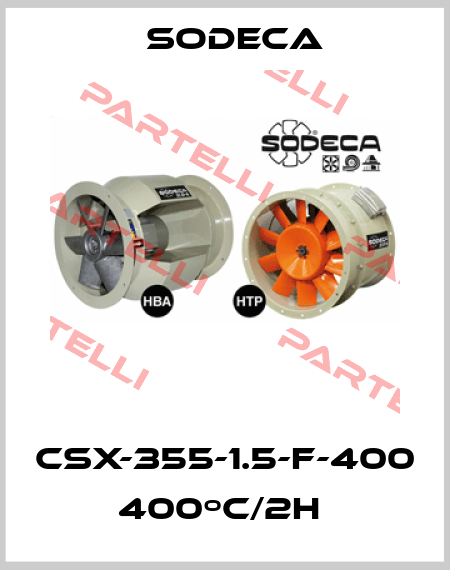 CSX-355-1.5-F-400  400ºC/2H  Sodeca