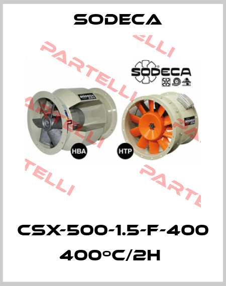 CSX-500-1.5-F-400  400ºC/2H  Sodeca