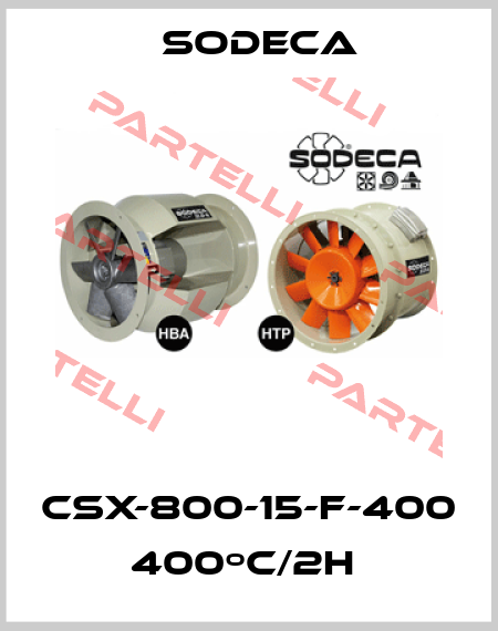 CSX-800-15-F-400  400ºC/2H  Sodeca