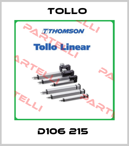 D106 215  Tollo
