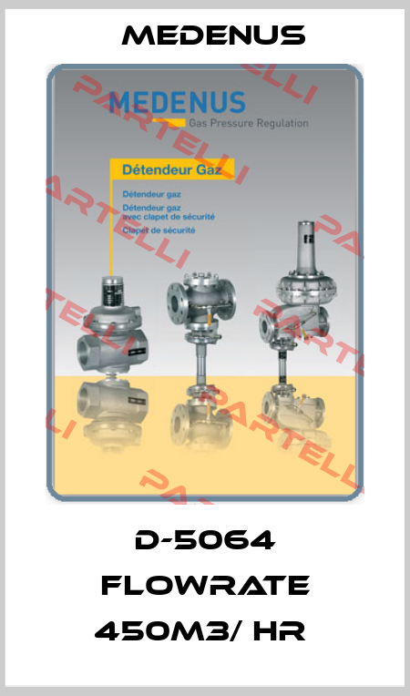 D-5064 FLOWRATE 450M3/ HR  Medenus