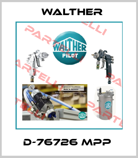 D-76726 MPP  Walther