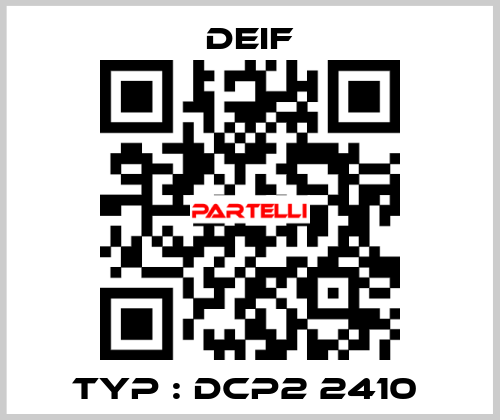 Typ : DCP2 2410  Deif