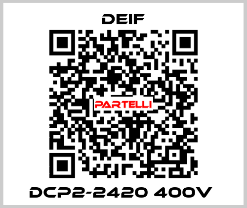 DCP2-2420 400V  Deif