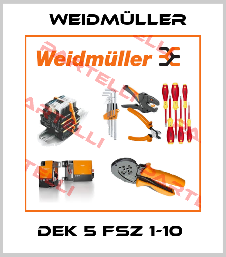 DEK 5 FSZ 1-10  Weidmüller