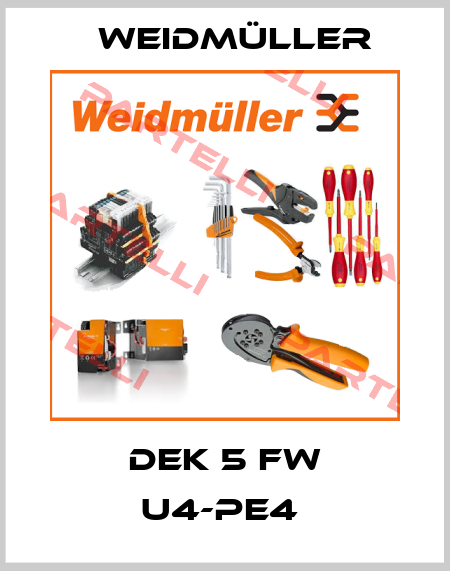 DEK 5 FW U4-PE4  Weidmüller