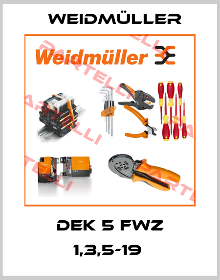 DEK 5 FWZ 1,3,5-19  Weidmüller