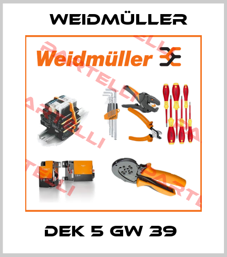 DEK 5 GW 39  Weidmüller