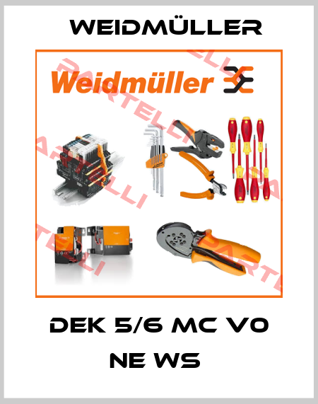 DEK 5/6 MC V0 NE WS  Weidmüller