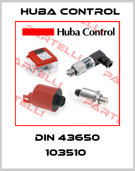 DIN 43650 103510  Huba Control