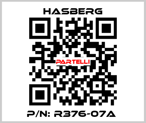 P/N: R376-07A  Hasberg