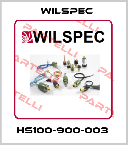 HS100-900-003  Wilspec