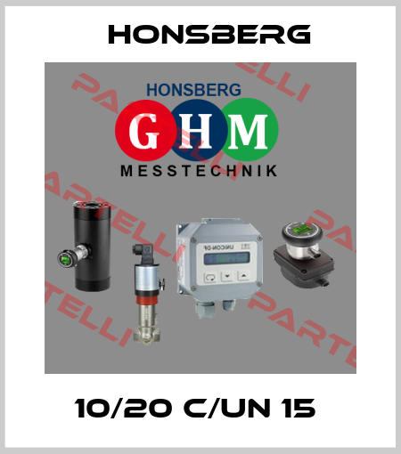 10/20 c/un 15  Honsberg