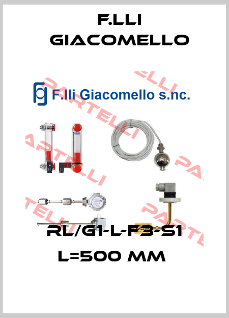 RL/G1-L-F3-S1 L=500 mm  Giacomello