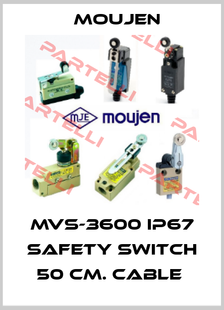 MVS-3600 IP67 safety switch 50 cm. Cable  Moujen