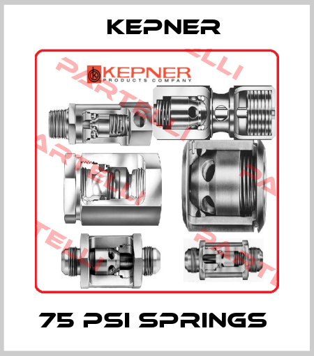 75 psi springs  KEPNER