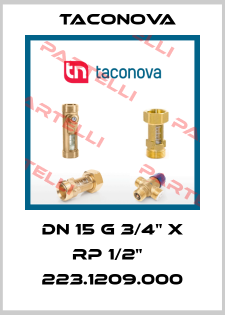 DN 15 G 3/4" X RP 1/2"   223.1209.000 Taconova