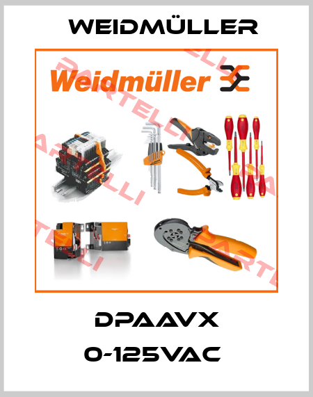 DPAAVX 0-125VAC  Weidmüller