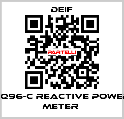 DQ96-C REACTIVE POWER METER  Deif