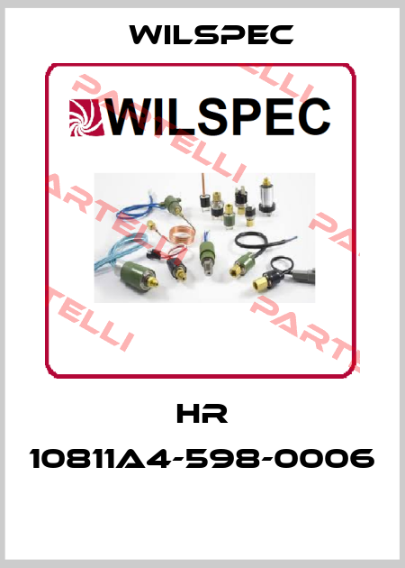 HR 10811A4-598-0006   Wilspec